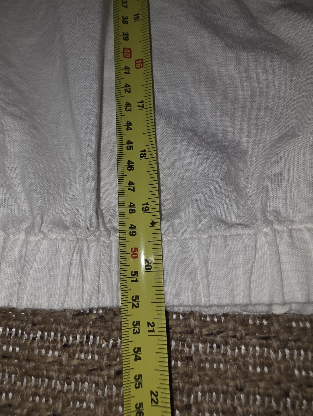 Pilcro Eyelet Embelished Crochet Top In White. Elastic Waist Size Medium - Picture 9 of 9